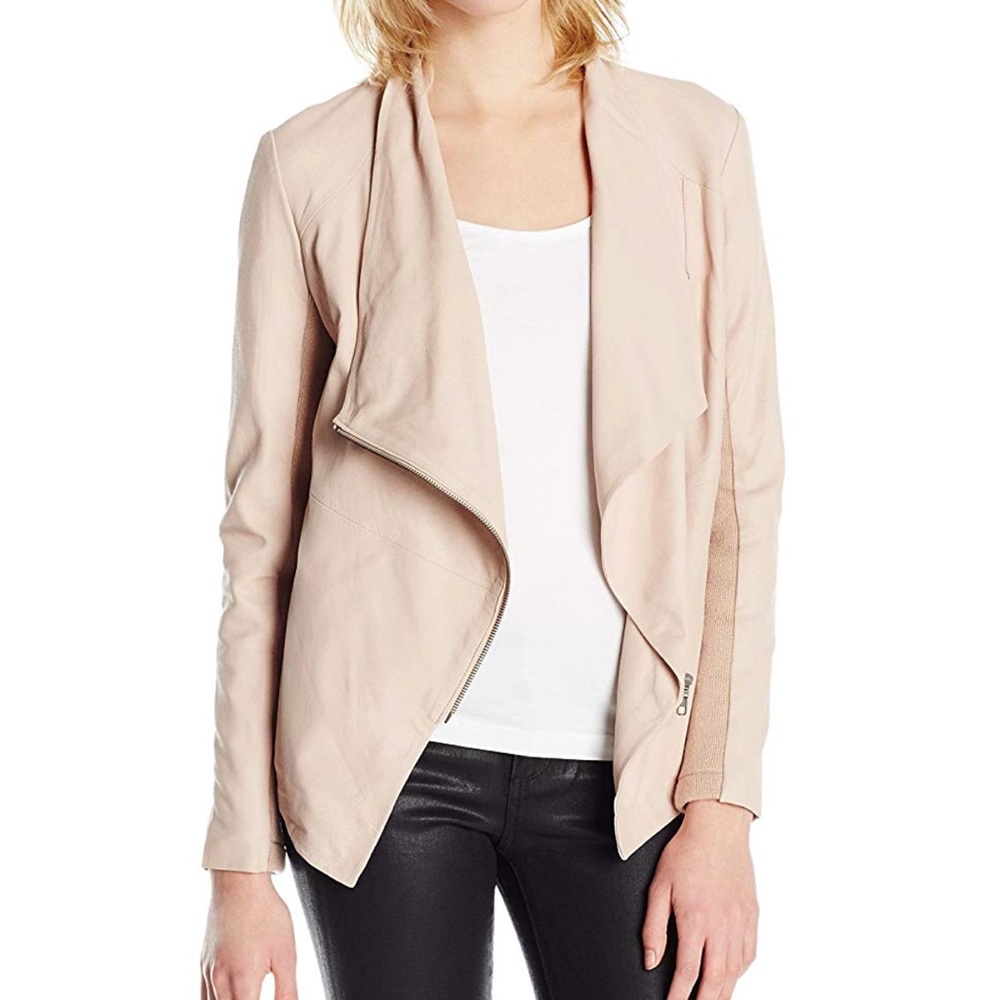 Sz L BB Dakota Kendrick Soft Lamb Leather Jacket